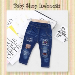 LT088 Celana Panjang Jeans Anak Laki laki Celana Panjang Jins Anak Cowok Blue 76  large